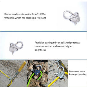 Parachoques de barco de acero inoxidable, guardabarros de barco, Clip de liberación rápida para acoplamiento, Ideal para acoplamiento de barcos - Product Image 3