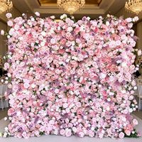 Arrangements floraux artificiels en soie douce 5D faits à la main, imperméables, fleurs roses, 8 pieds, pour mariage, fête des mères, Noël, Nouvel An