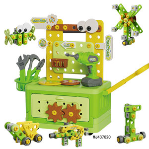 Kit d'outils d'assemblage DIY pour perceuse électrique, <span class=keywords><strong>jouet</strong></span> d'établi, ensemble de vis et outils pour la maison, jouets éducatifs avec perceuse électrique - Product Image 3