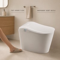 Toilette intelligente pour système de bidet électrique et chasse d'eau automatique