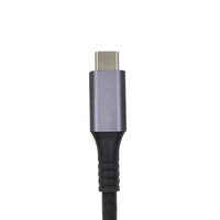 Câble de charge personnalisé en gros, affichage des données, type c vers type c, pour Android, câble de charge en nylon/kevlar