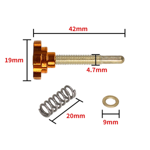 Van tiết lưu điều chỉnh vít tốc độ nhàn rỗi CNC Bộ chế hòa khí vít mùa xuân điều chỉnh núm cho xe máy bộ chế hòa khí pwk động cơ - Product Image 3
