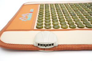 China Mini estera de turmalina térmica de iones negativos Ealecric masajeador de espalda COLCHÓN DE PIEDRA DE Jade - Product Image 5