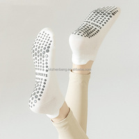 Chaussettes de sport pour enfants et jeunes de haute qualité pour studio de Pilates, séchage rapide, respirantes, écologiques, design sportif, logo personnalisé, yoga