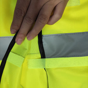 Chaleco de Seguridad Reflectante Amarillo de Alta Calidad, Personalizable, ANSI Clase 2, Transpirable e Impermeable, con Logotipo Personalizado - Product Image 6