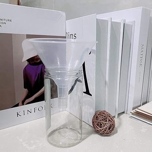 กรวยพลาสติกใสแบบปากกว้าง100มม. 120มม. 150มม. สำหรับใส่ขวดน้ำสำหรับของเหลวเครื่องเทศผงโลชั่นน้ำมันน้ำหอม - Product Image 4