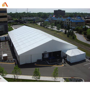 Tente de stockage industrielle robuste, grand abri d'entrepôt portable, structure à cadre en acier durable pour une utilisation commerciale en plein air - Product Image 4