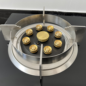Table <strong>Top</strong> Smart Cooktops Touch Screen Cooking Stove Fierce Fire <strong>Wok</strong> 2 burner Digital Gas Cooker - Product Image 4
