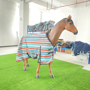 ใหม่ล่าสุด RTS Ripstop 1200d เจาะผ้าโพลีเอสเตอร์เสื้อผ้าม้าในฤดูหนาวโพลีฝ้ายพรมคอมโบคอ - Product Image 4