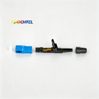 Conector de Montaje Rápido SC UPC para Instalación de Red de Cable de Fibra FTTH, Conector Rápido de Fibra Óptica de Alta Calidad