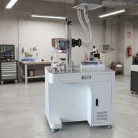 Station de marquage laser à fibre sur pied avec tête de balayage Galvo pour gravure sur métal et non-métal