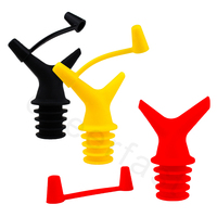 Bouteille pulvérisateur pour vinaigre de bouteille de vin, bouchon de bouteille, bec verseur double tête pour huile d'olive, verseur à liqueur, verseur à vin en plastique