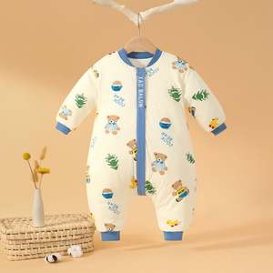 Sacs de couchage pour bébé en coton de bambou respirant et fin, imprimés à la mode, en gros - Product Image 6