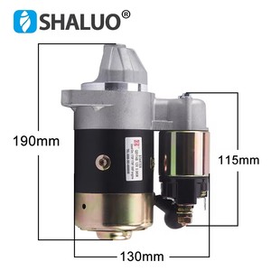 170F <span class=keywords><strong>178F</strong></span> generatore Diesel elettrico parti DC 24v motorino di avviamento per 186fa motore Diesel QD114A 12V - Product Image 2