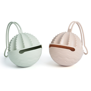 Scatola porta ciuccio ecologica per neonato per uso alimentare scatola porta ciuccio per capezzolo in Silicone portatile borsa o scatola con cerniera non supporta 2 pezzi - Product Image 4