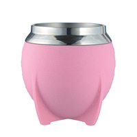 Tasse Mada 8oz Yerba Mate Logo personnalisé Argentine Tasse gourde Yerba Mate à double paroi en acier inoxydable avec paille Bombilla