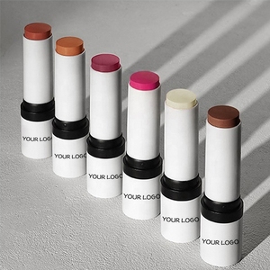 Gran oferta, rubor vegano Sin crueldad, rubor natural resistente al agua, rubor ligero, maquillaje orgánico, Etiqueta Privada, colorete en crema con cepillo - Product Image 1