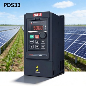 SAJ VFD PDS33-4T030 Solar Pump Controller 3kW Three Phase | MPPT VFD Drive AC/DC Input 99.8% Efficiency RS485 for Industrial
