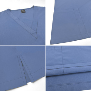 Divisa Medica a Maniche Corte all'Ingrosso, Uniforme per Medici, Camice Chirurgico, Abbigliamento da Lavoro per Estetiste, Uniforme Elastica ad Asciugatura Rapida per Uomini e Donne - Product Image 2