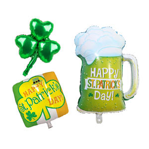 Ballon en film d'aluminium en forme de chope de bière verte <span class=keywords><strong>ForSt</strong></span>. Ballons de décoration pour la fête de Patrick - Product Image 1