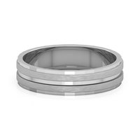 Bague de mariage personnalisée MaiYi en platine pour homme, bijoux en platine PT950, bagues en platine pour homme, bague de mariage