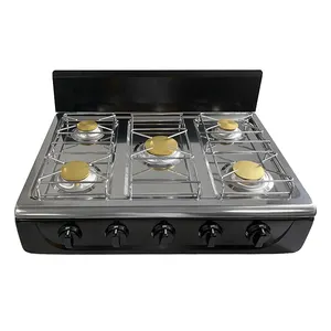 Gaziniere cuisine 5 feux alta qualidade baixo preço cinco ferro fundido queimador fogão a gás