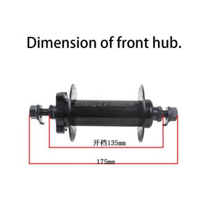 135mm Open Maat 20 Inch Vet 20x4.0 Elektrische E-<span class=keywords><strong>Bike</strong></span> Fiets Sneeuwfiets Accessoires Onderdelen Spaak Voorwiel met As - Product Image 2