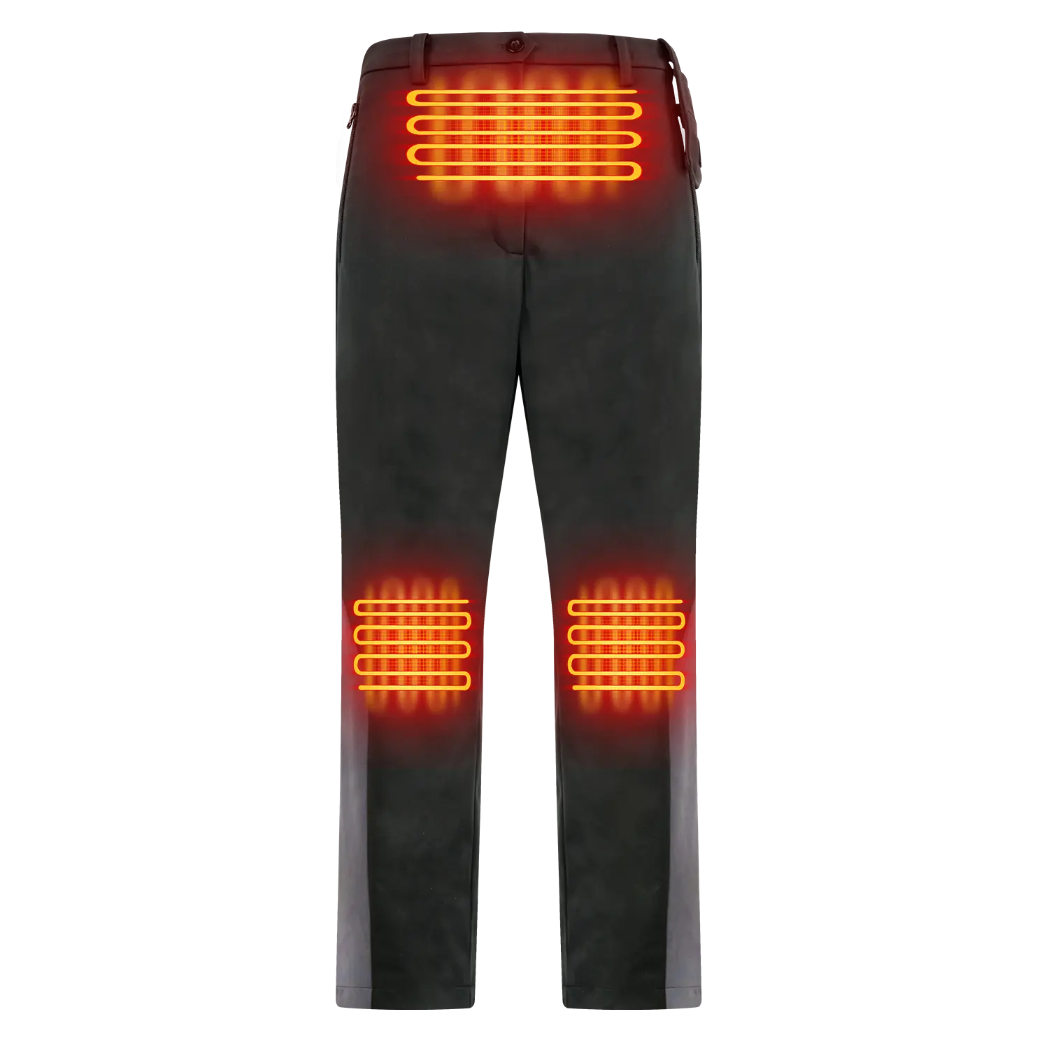 गर्म पैंट गर्म नरम त्वचा के अनुकूल बैक हीटिंग जोन आउटडोर गर्म पुरुषों की सवारी के लिए बाहरी गर्म मोटरसाइकिल पैंट