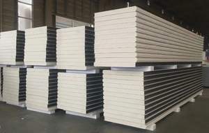 Panneau sandwich en métal PU à montage rapide pour les centres de données modulaires modernes, utilisation en extérieur/entrepôt/chambre froide, résistant au feu et à l'eau - Product Image 4