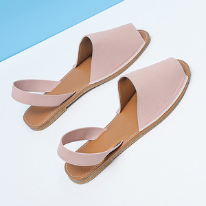 <span class=keywords><strong>Sandali</strong></span> piatti da <span class=keywords><strong>donna</strong></span> alla moda, scarpe a punta aperta, fondo morbido, <span class=keywords><strong>taglie</strong></span> <span class=keywords><strong>grandi</strong></span>. - Product Image 4