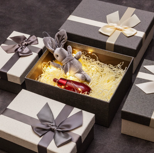 <b>Gift</b> <b>box</b> creative bow-shaped <b>gift</b> packaging <b>box</b> high-end birthday <b>gift</b> <b>box</b> <b>empty</b> <b>box</b> wholesale with star light lavandin grass - Product Image 1