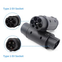 Adaptateur de prise EV de type 2 à type 1, adaptateur de chargeur EV