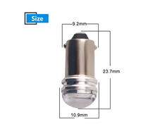 Ampoules de voiture 12V 24V BA9S T4W, ampoules de flash stroboscopiques, ampoule de voiture 2835 3SMD, lumière fixe, éclairage intérieur automobile, lumière de lecture de carte, rouge