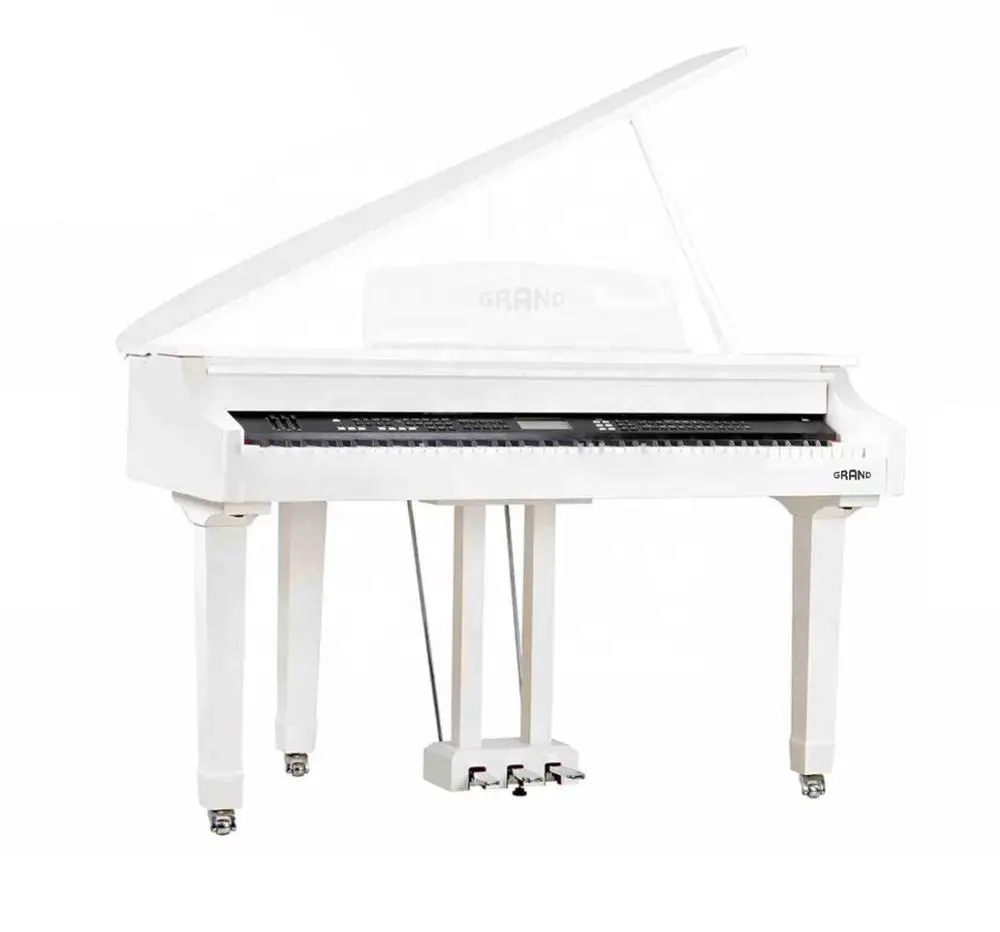 Hot-bán 88 Phím Kỹ Thuật Số Piano DG120 Trọng Búa Hành Động Bàn Phím Nhạc Cụ Ebony Đánh Bóng