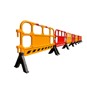 Barrera de Tráfico de Plástico Moldeado por Soplado 1350, Suministro de Fábrica, Plástico HDPE Modular Conectable - Product Image 6