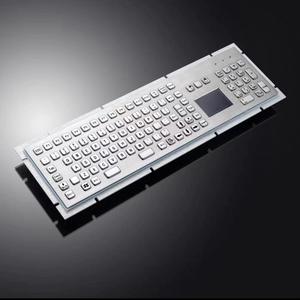 304 Stainless Steel Integrated Metal Keyboard With Touch <b>Mouse</b> <b>Wired</b> English Multimedia Function Keys For Mining Equipment - Product Image 3
