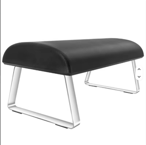 Coussin de repose-bras en cuir noir de luxe, lavable, rectangulaire, repose-pieds, coussin de repose-ongles pour salon de manucure et pédicure - Product Image 5