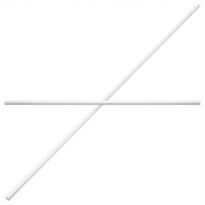 Canalina per cavi in PVC 0,6x0,4 pollici, 10 metri, bianca, per canaline portacavi - Product Image 1