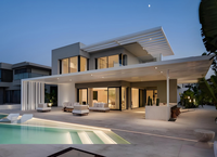 Nouvelle maison préfabriquée en acier, design gratuit, style moderne du milieu du siècle, garantie de plus de 5 ans, villa de luxe, résistance au vent de plus de 121 mph