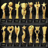 Trophées de football personnalisés en plaqué métal, vente en gros, coupes des champions du monde, événements sportifs, grands souvenirs de football, récompenses