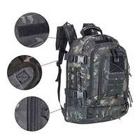 Sac à dos tactique pour hommes, pour le travail, l'école, le camp, la chasse et la randonnée, sac à dos camouflage pour le voyage