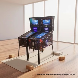 Máquina <span class=keywords><strong>de</strong></span> Pinball Virtual LCD <span class=keywords><strong>de</strong></span> Tres Pantallas Comercial Europea y Americana Modelo Wzl 68801, Máquina Arcade para Comercio Transfronterizo con Monedero Individual - Product Image 4