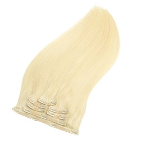 Extensiones de Cabello Brasileño Remy Invisibles con Clip, Color, Longitud y Peso Personalizados, Etiqueta Privada, Logotipo, Empaque, Precio al por Mayor - Product Image 3