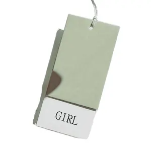 Custom Hang Paper Tag Labels Price Tags For Clothes Custom Hangtag Label Eco Friendly Garment Clothing Hang Tags