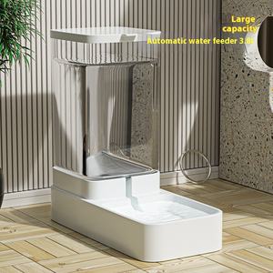 Set Mangiatoia e Distributore d'Acqua a Gravità per Animali Domestici Mangiatoia Automatica e Dispenser d'Acqua per Cani e Gatti di Grande Capacità - Product Image 5