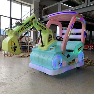 Offre Spéciale : Voiture Tamponneuse Excavatrice à LED Colorées pour Parc d'Attractions, Utilisation Intérieure et Extérieure, Alimentée par Batterie - Product Image 3