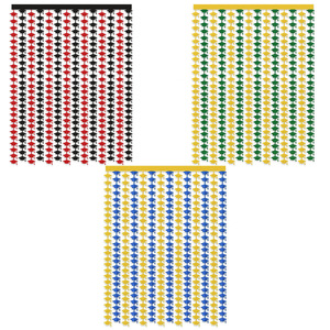 Cortina de Oropel de 1x2m para la Temporada de Graduación, Material PET, Forma de Birrete, Fondo Brillante para Fiestas, Decoración de Fiesta con Combinación de Colores - Product Image 6