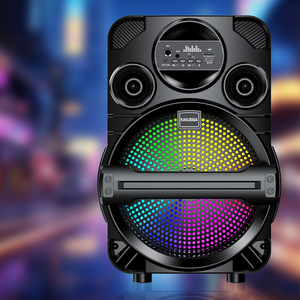 Kakusiga 8 Inch 16W Rechargeable <b>Speaker</b> <b>With</b> <b>Microphone</b> Portable Bluetooth <b>Speaker</b> For Party Karaoke - Product Image 4