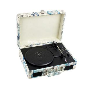 Tocadiscos de gramófono reproductor de discos de <span class=keywords><strong>vinilo</strong></span> vertical HIFI actualizado con diente azul - Product Image 5