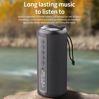 Altavoz Inalámbrico 4 en 1 S46, 10W, IPX5 Impermeable, Tarjeta TF, USB, AUX, Micro USB, 2200mAh, Anillo de Luz RGB, Linterna, Correa, para Exteriores